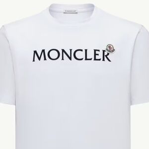Moncler White Men's T-Shirt